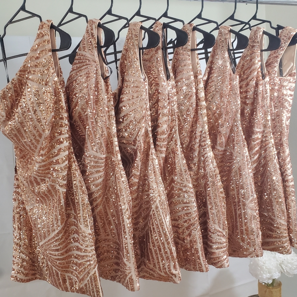 Milano sequence cocktail dress